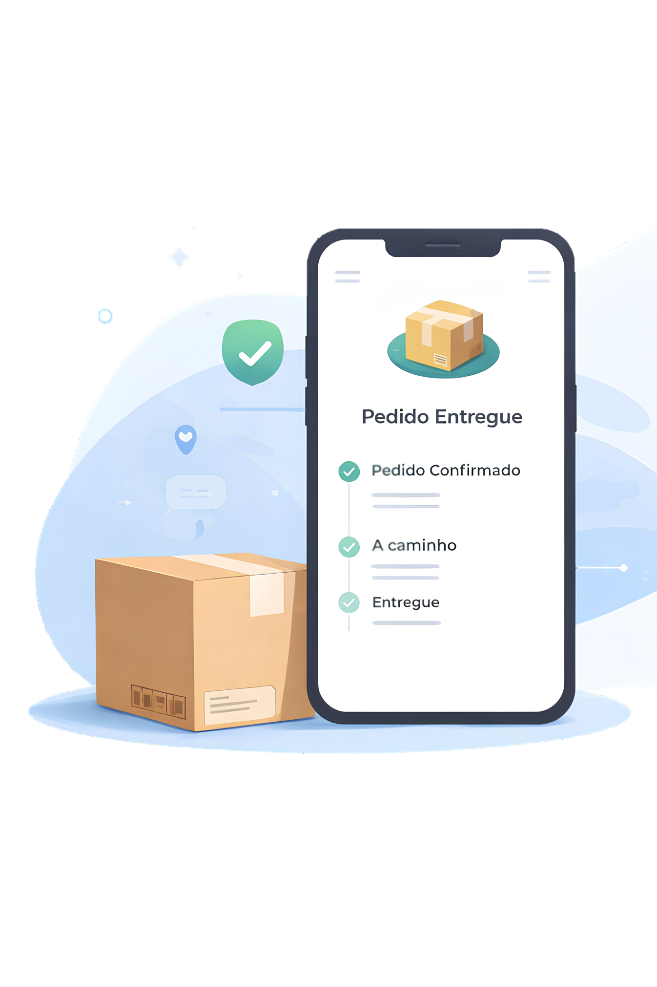 Ilustração de rastreamento